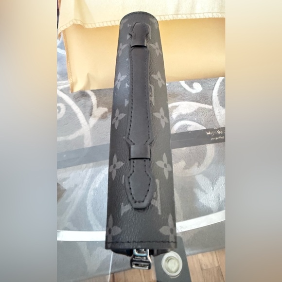 Source Unknown Black and Gray Monogram Clutch BNIB - Picture 2 of 9